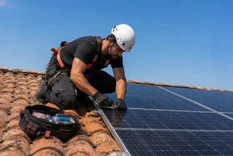 Maintenance et monitoring de panneaux solaires à Loiré
